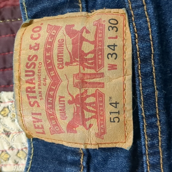 LEVI'S 514* dark wash straight leg jeans - Picture 4 of 11